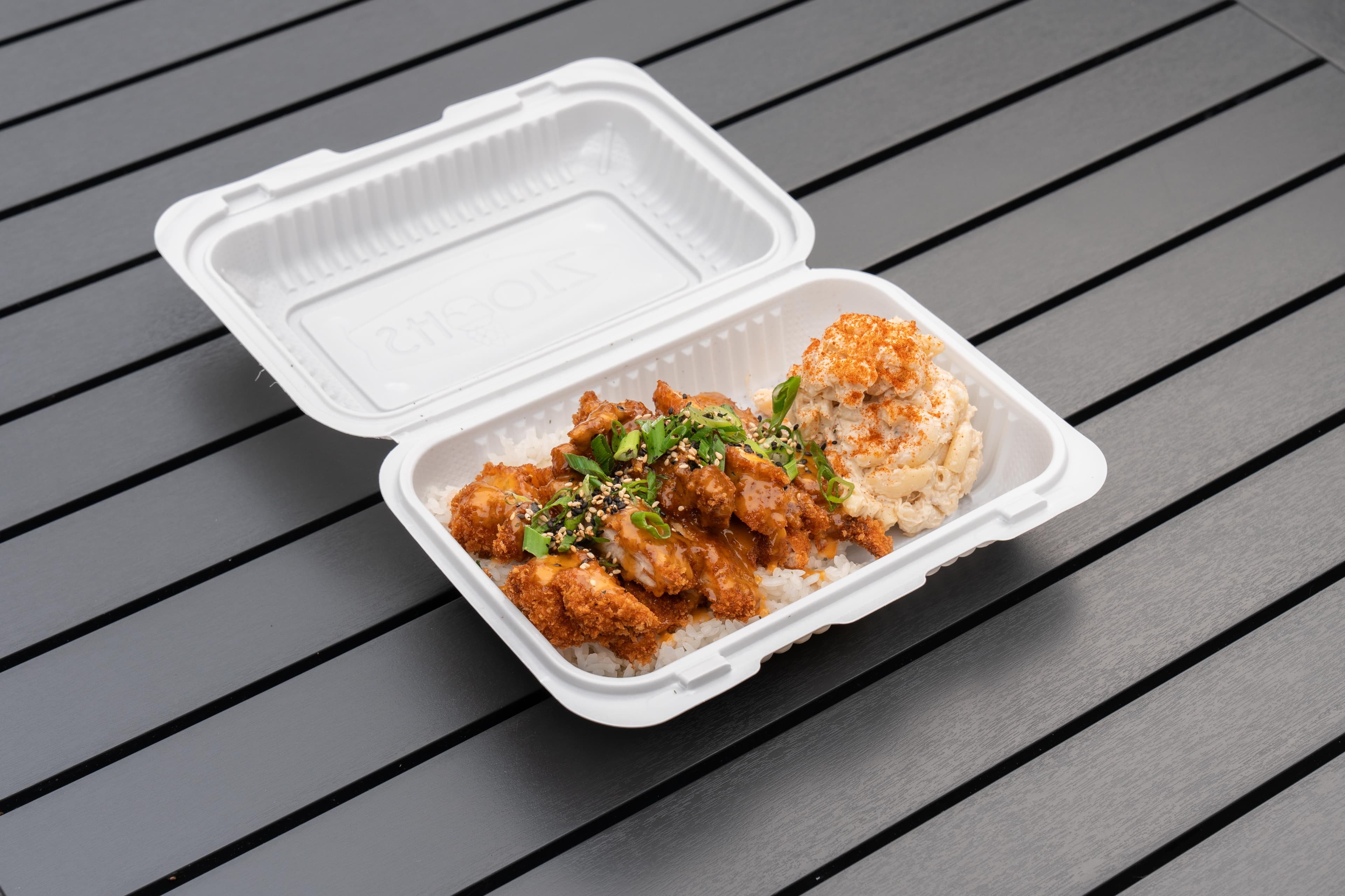 Kimchi Butter Katsu Chicken plate
